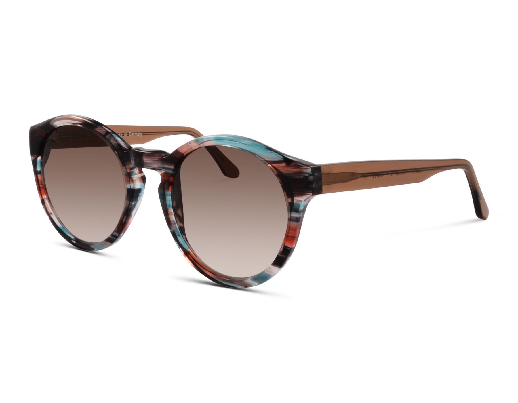 Colibris Madleen col.187/19 48 Braun/Türkis Transparent