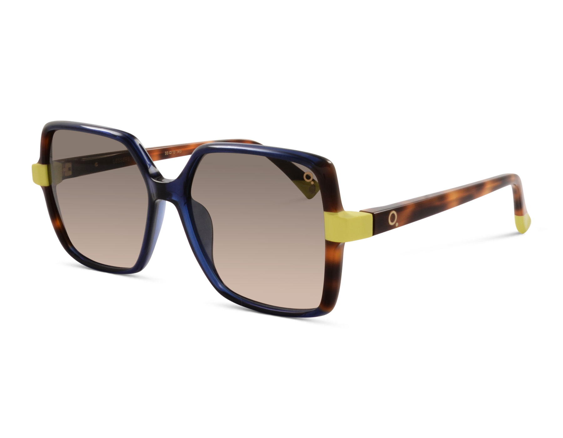 Etnia Barcelona LESSEPS BLYW 55 Blau/Gelb/Havanna Braun