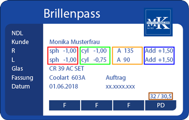 Brillenpass