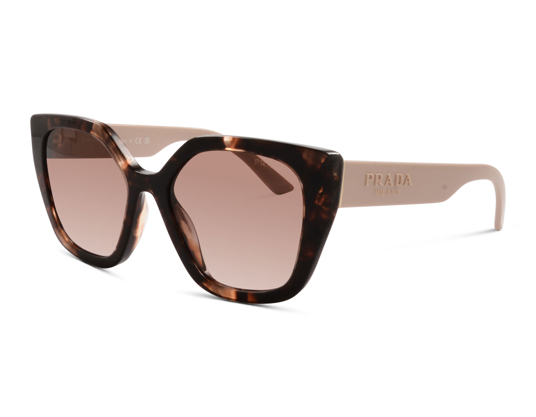 Prada SPR24X 07R-0A6 52 Braun/Beige