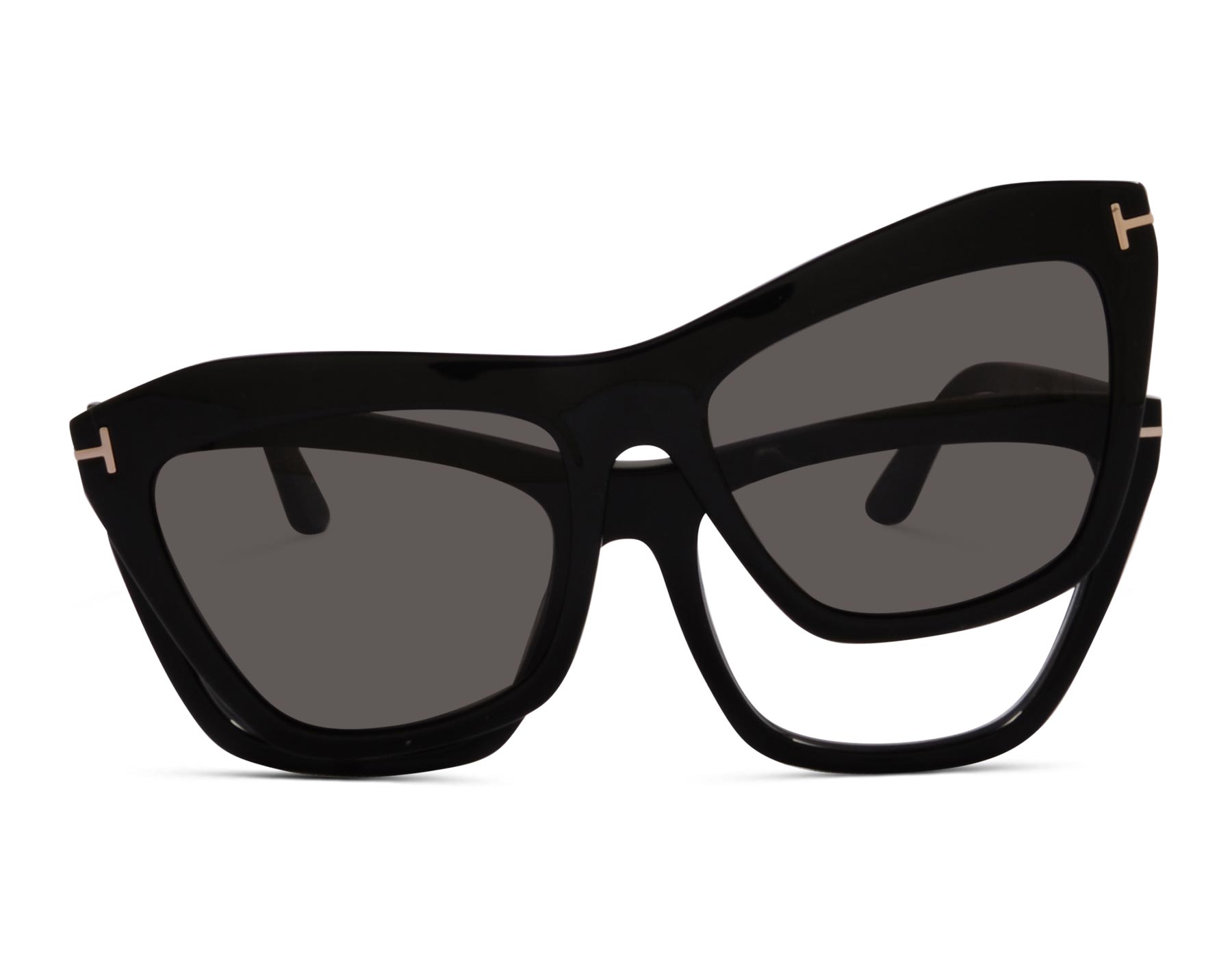 Tom Ford TF5971-B ECO 001 54 mit Clip Schwarz