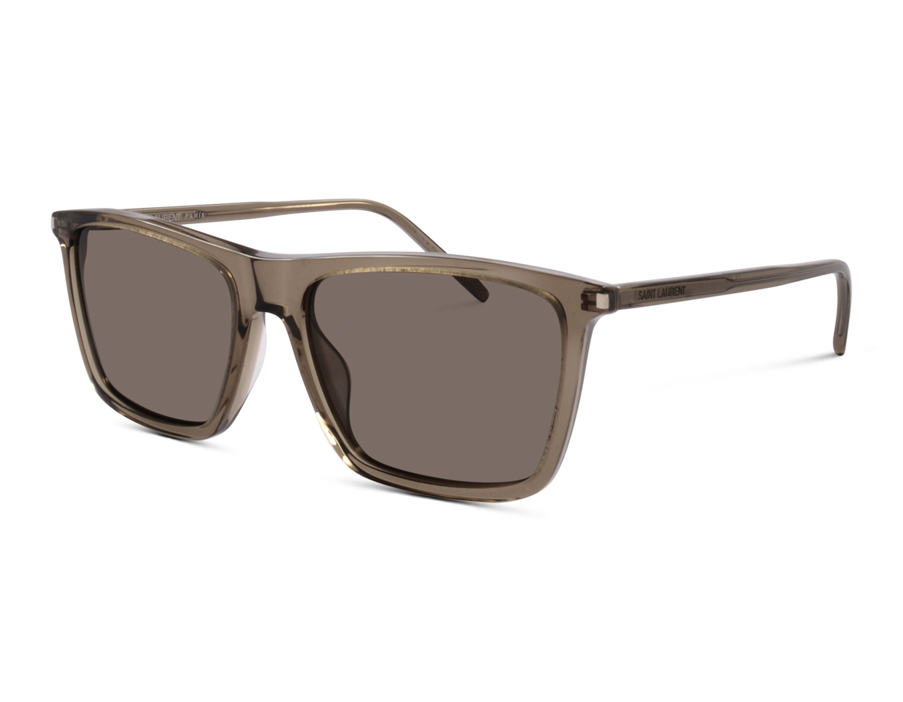 Saint Laurent SL 668 004 56 Transparent Taupeand Grey
