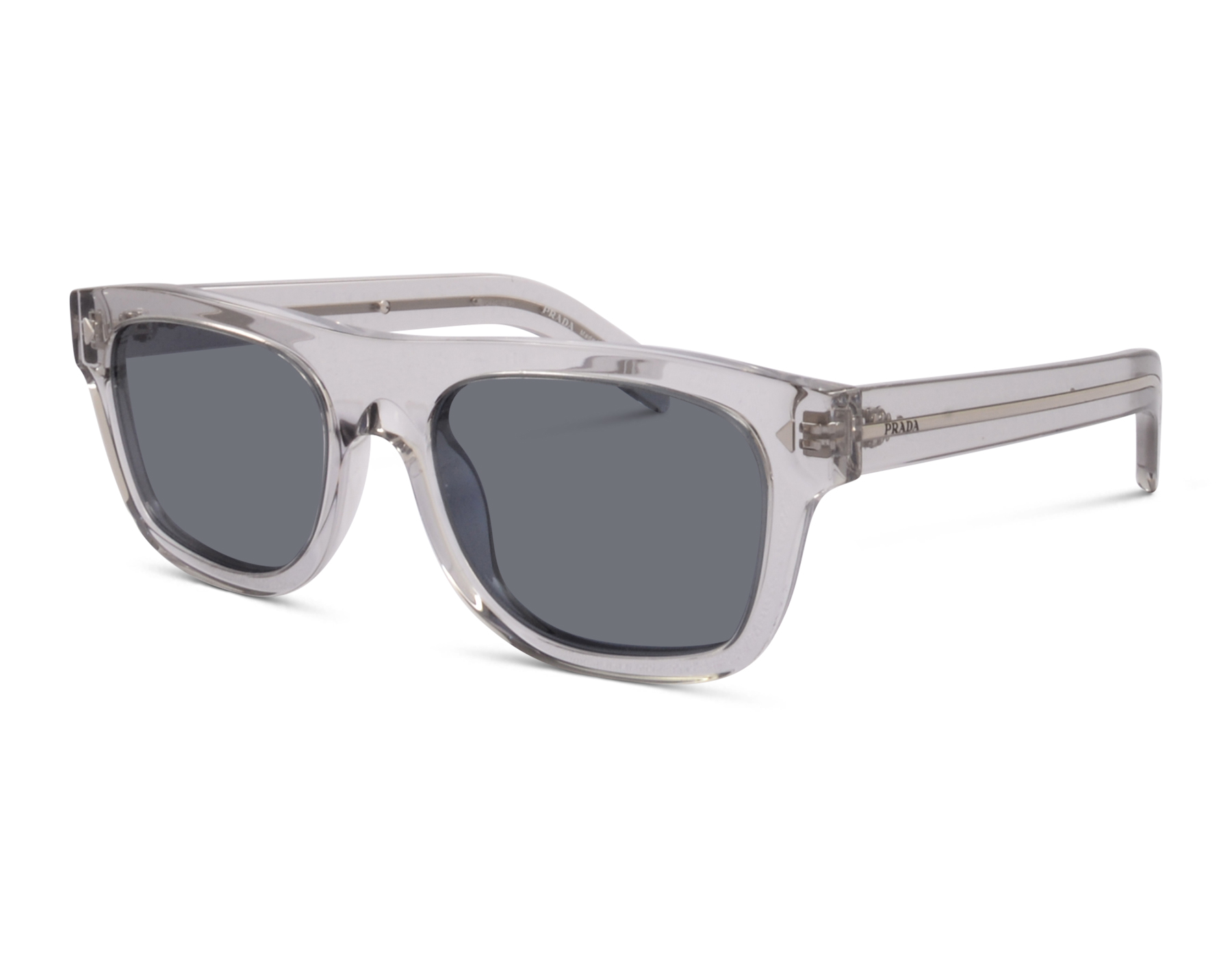Prada SPR B12 12R-07T 55 Grau transparent