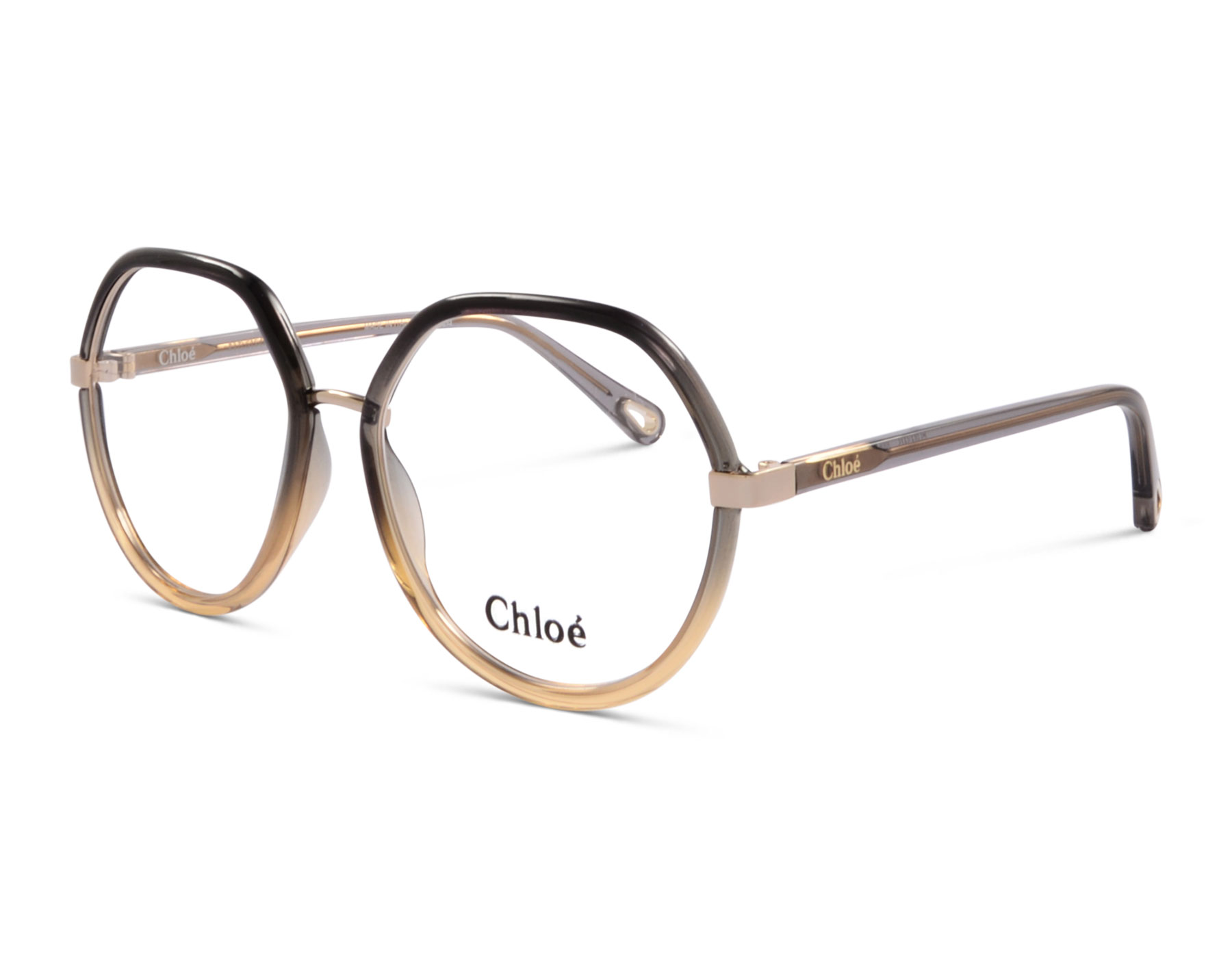 Chloé CH0131O 005 54 Schwarz/Beige Transparent