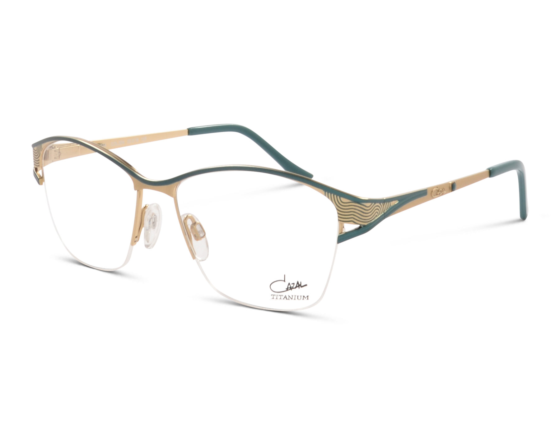 Cazal MOD. 1274 col. 004 53 Türkis/Goldfarben
