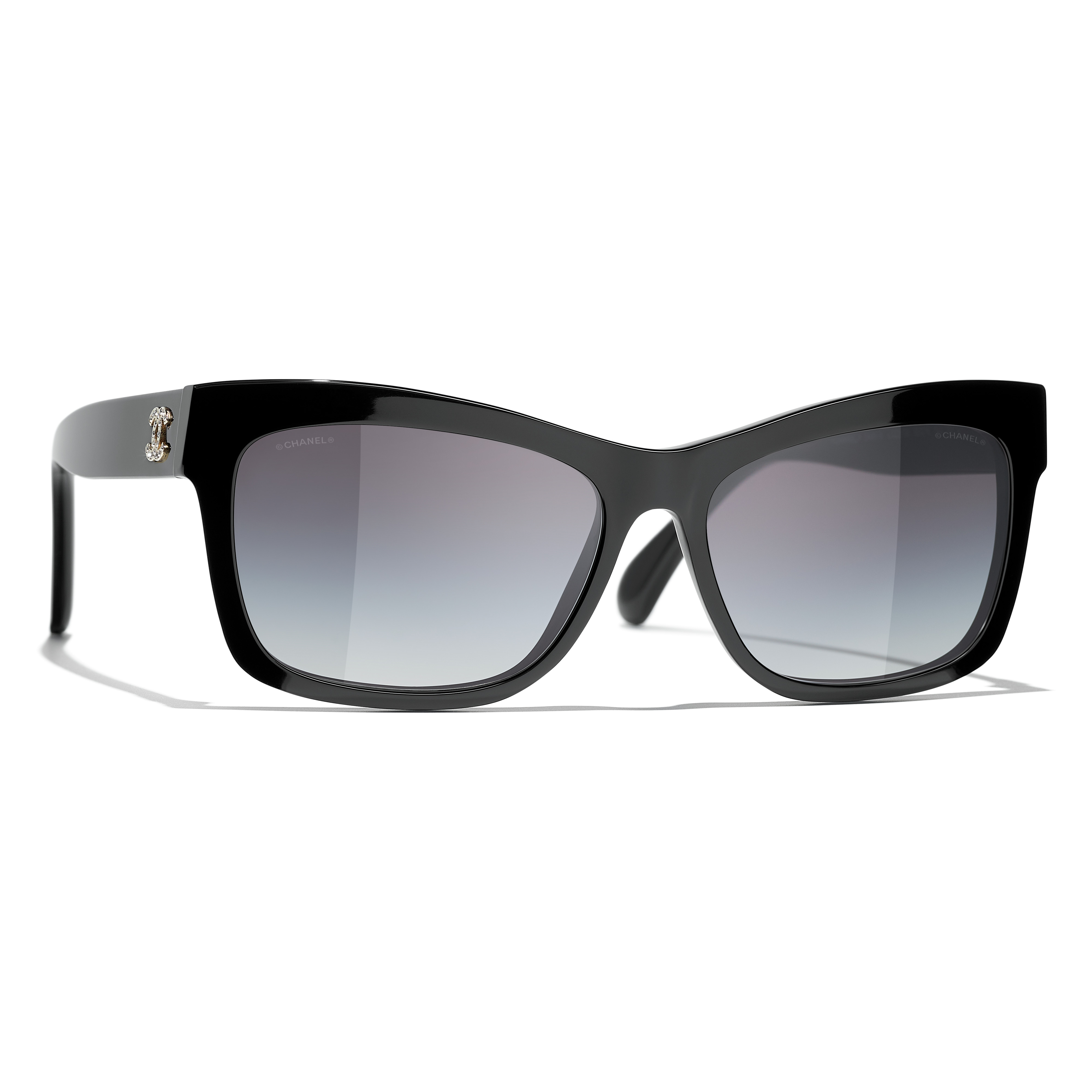 CHANEL Rechteckige Sonnenbrille
