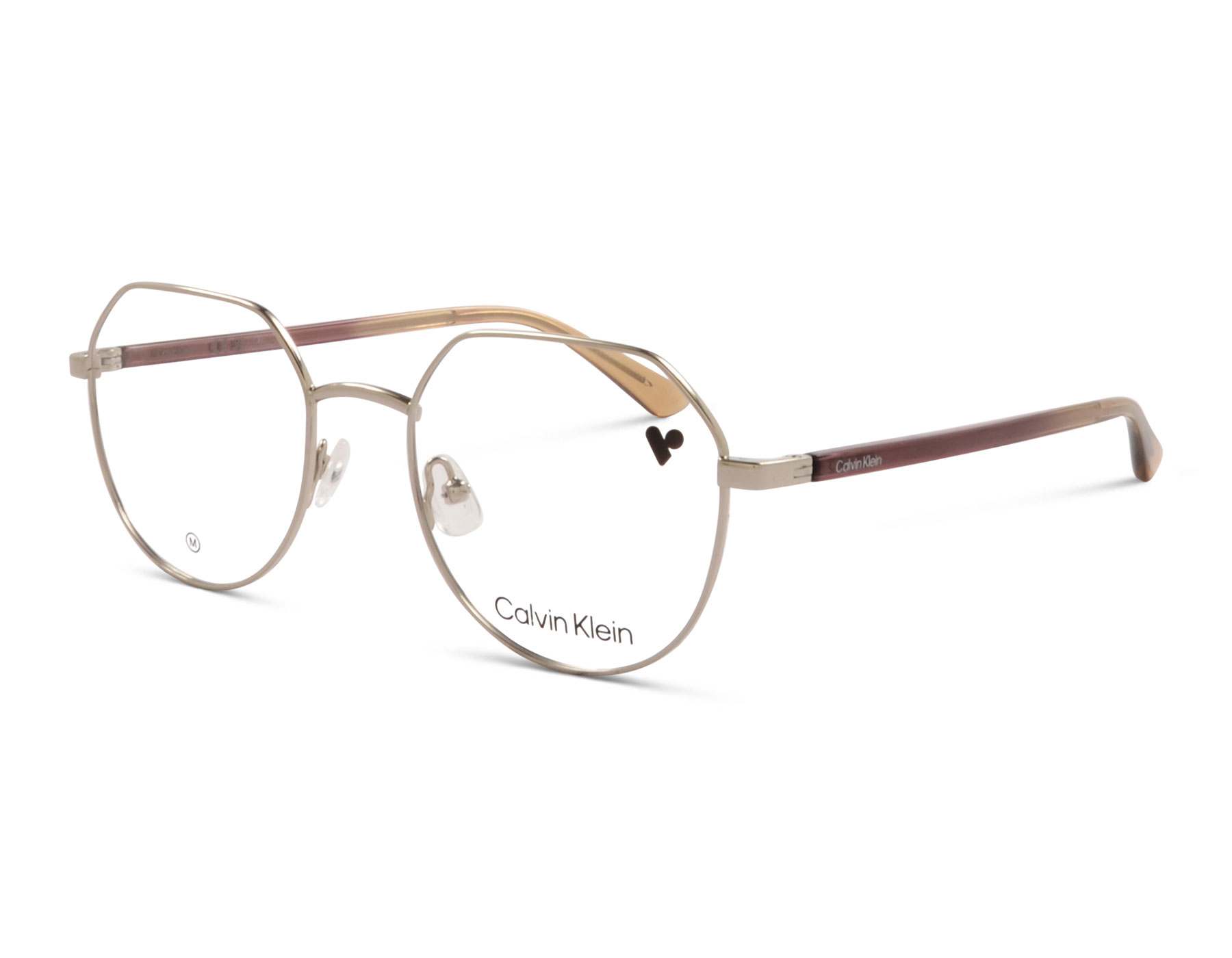 Calvin Klein CK23127 45 50 Silber / Rotbraun