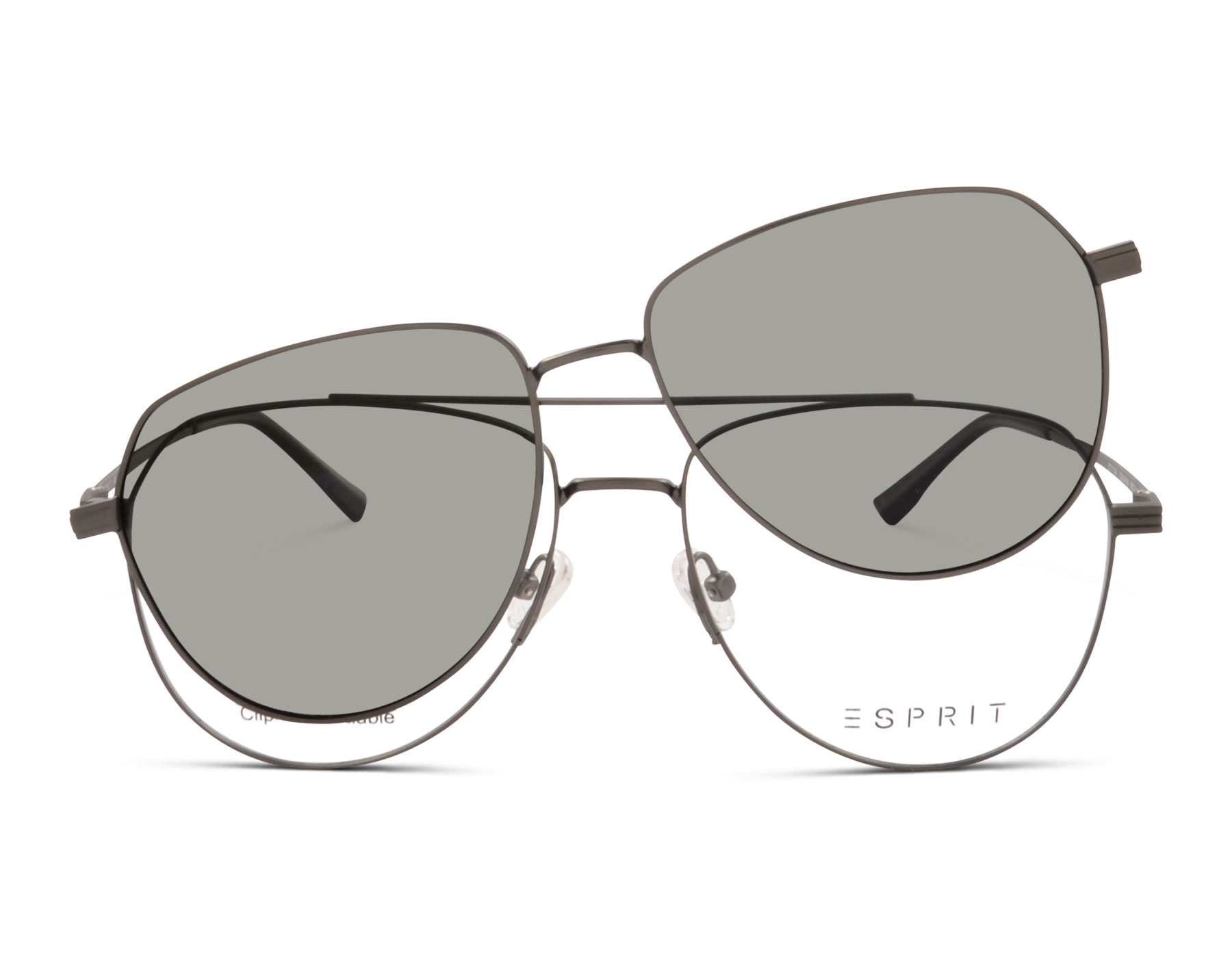 Esprit ET17139F 505 56 Matt Dunkles Silber inkl. Clip