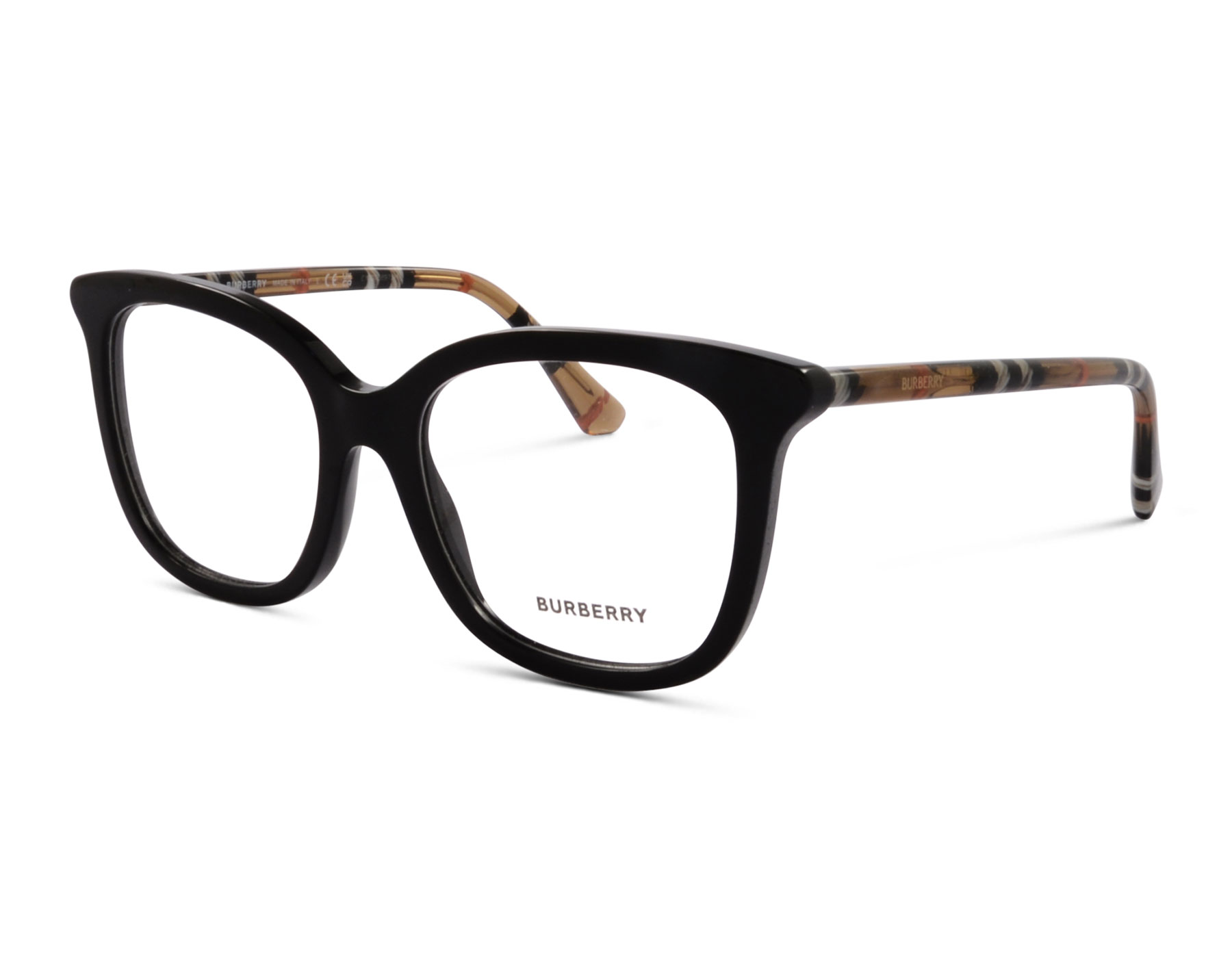 Burberry B2430 4161 53 Schwarz/Beige Karo