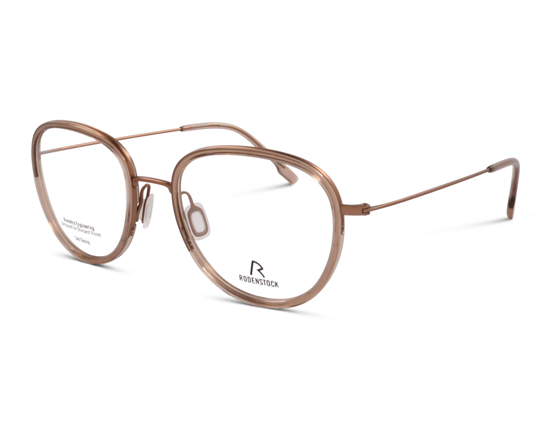 Rodenstock R 7156 C 53 Braun Transparent/Roségold