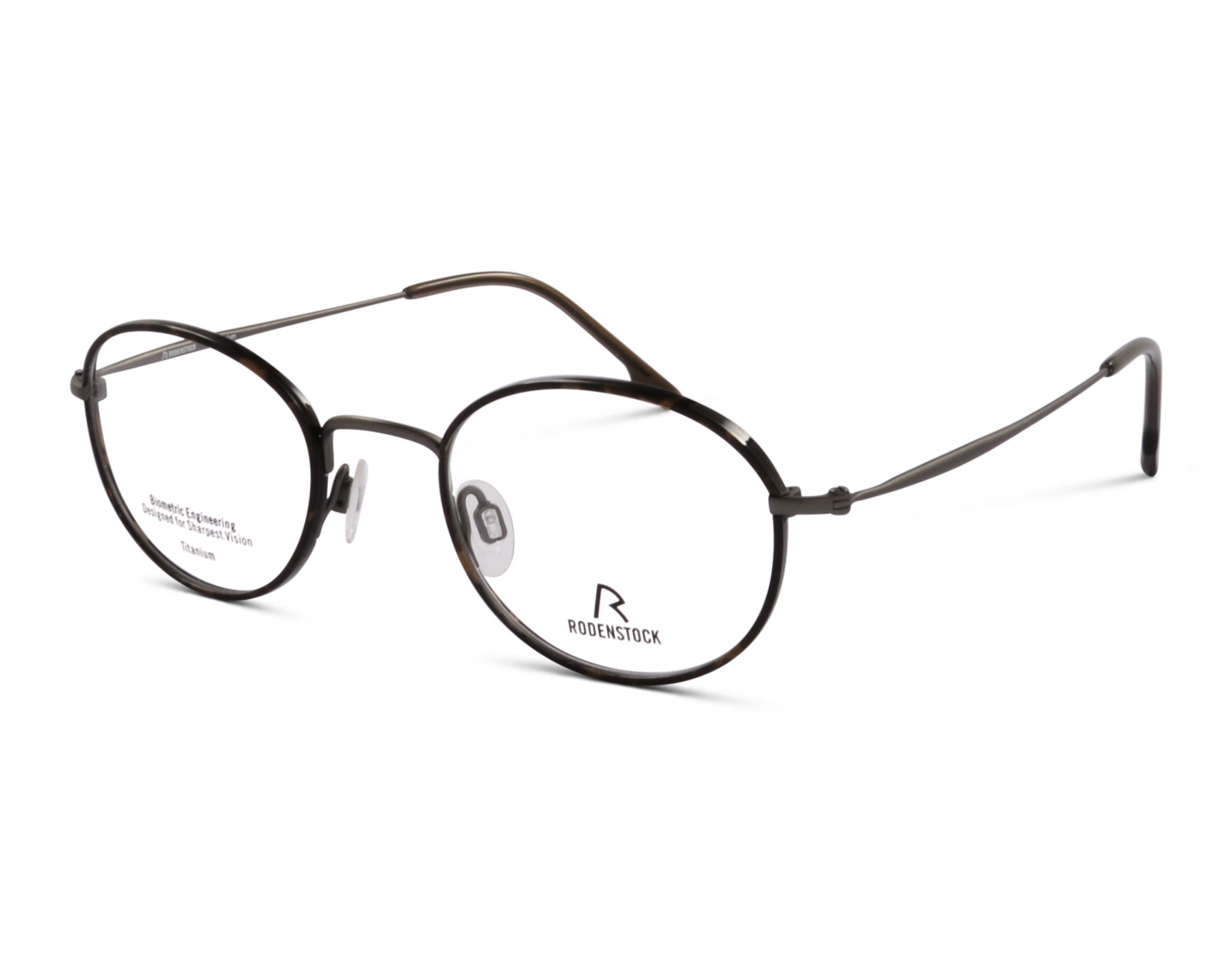 Rodenstock R 7158 C 47 Dunkelbraun/Antik Silber