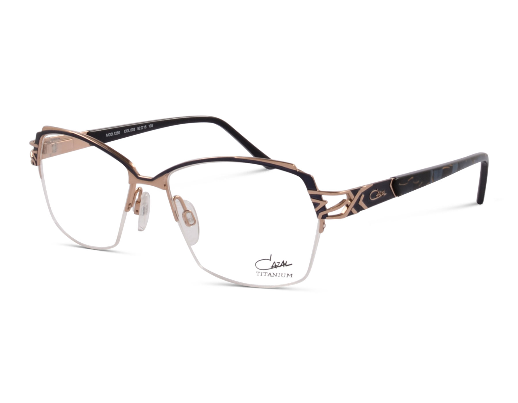 Cazal MOD. 1280 col. 003 52 Blau/Roségold