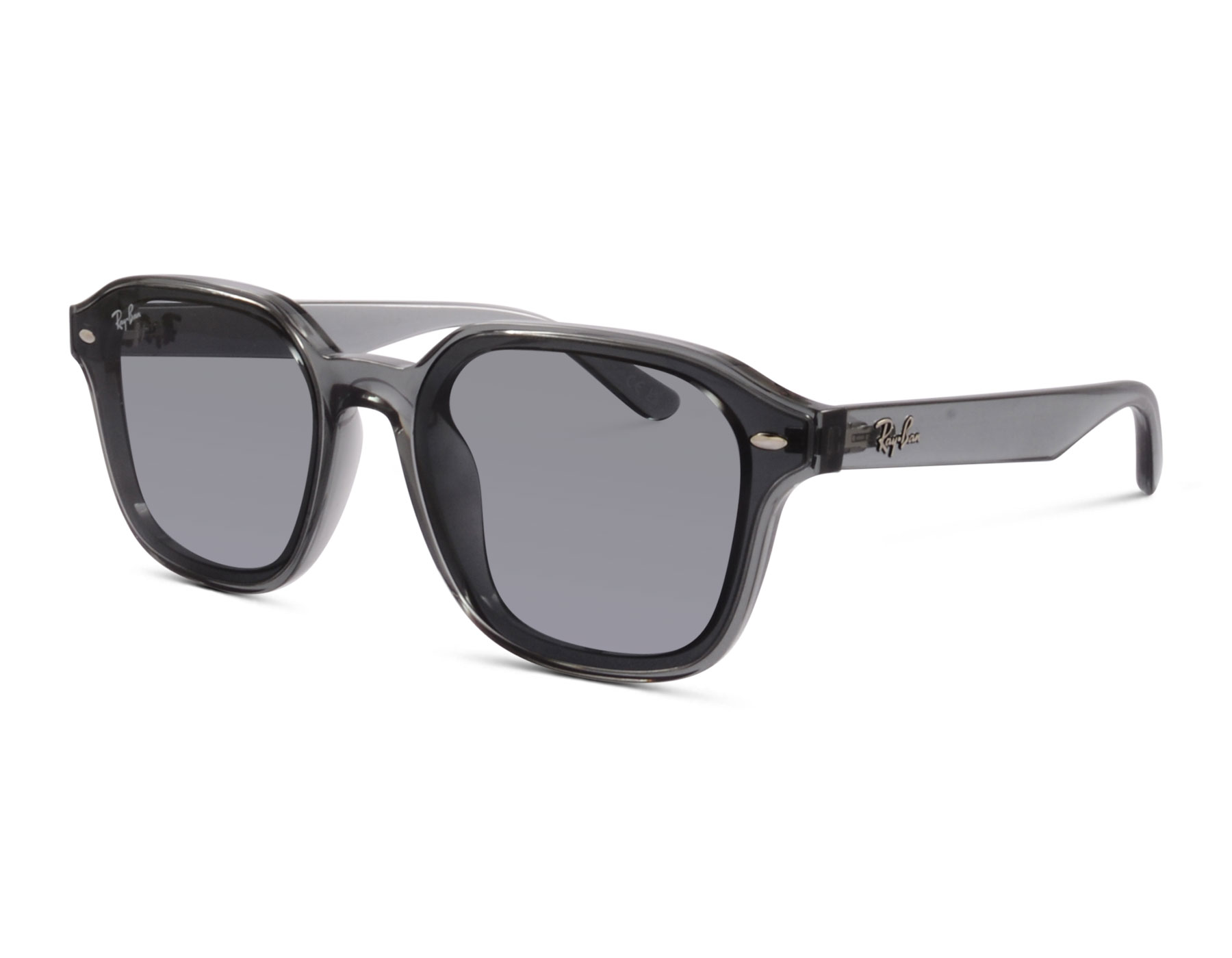 Ray-Ban RB4458D 6450/87 65 Glänzendes Grau Transparent
