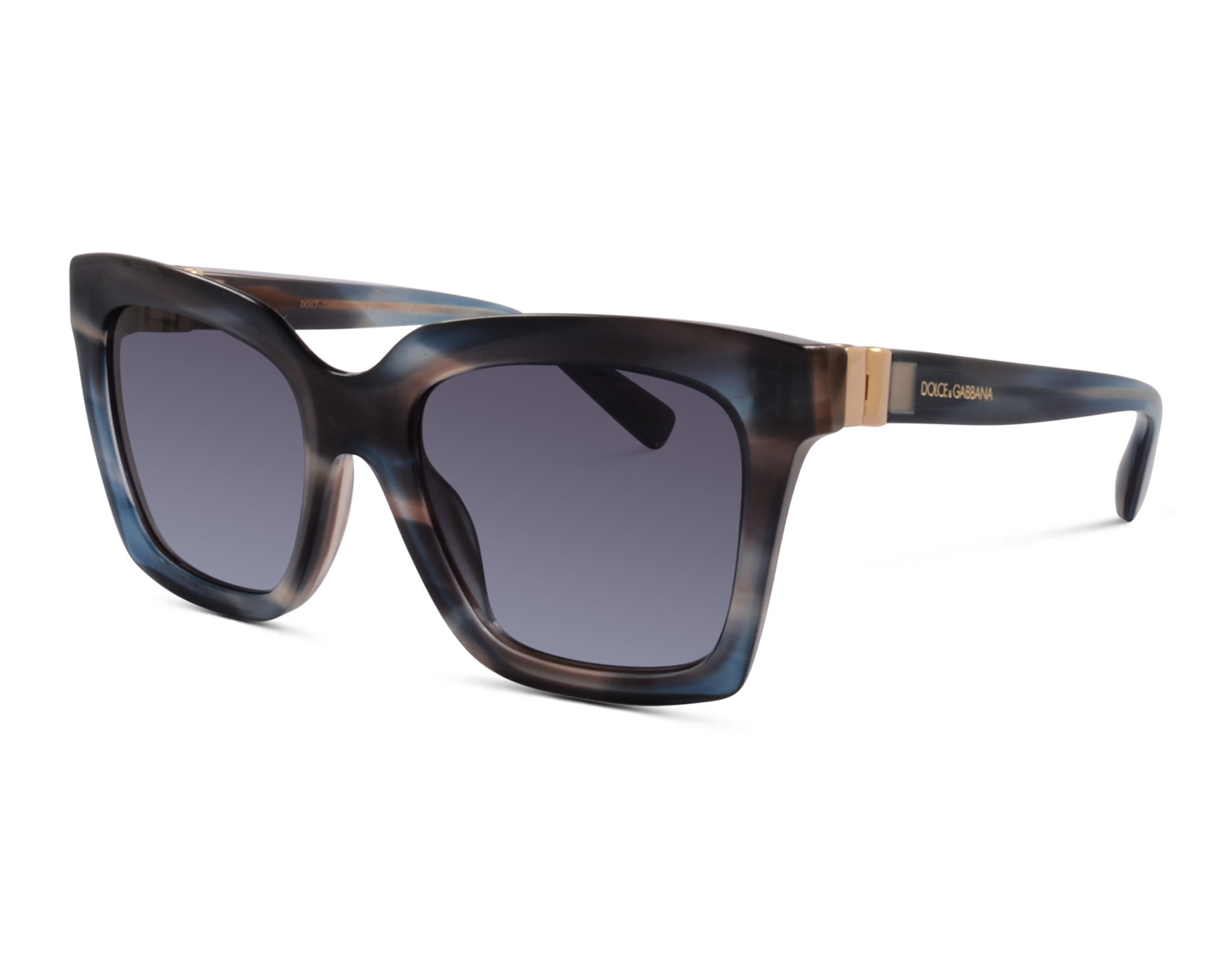 Dolce & Gabbana DG4498 3448/14 55 Blau gestreift