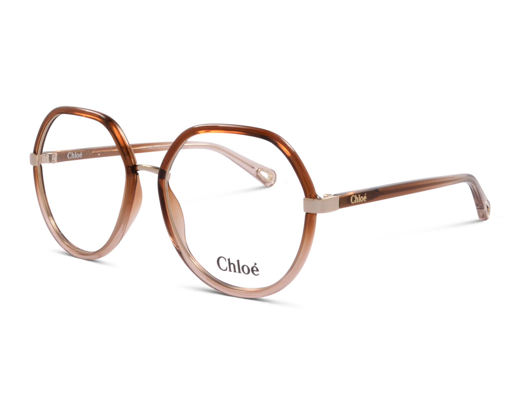 Chloé CH0131O 002 54 Braun/Beige Transparent