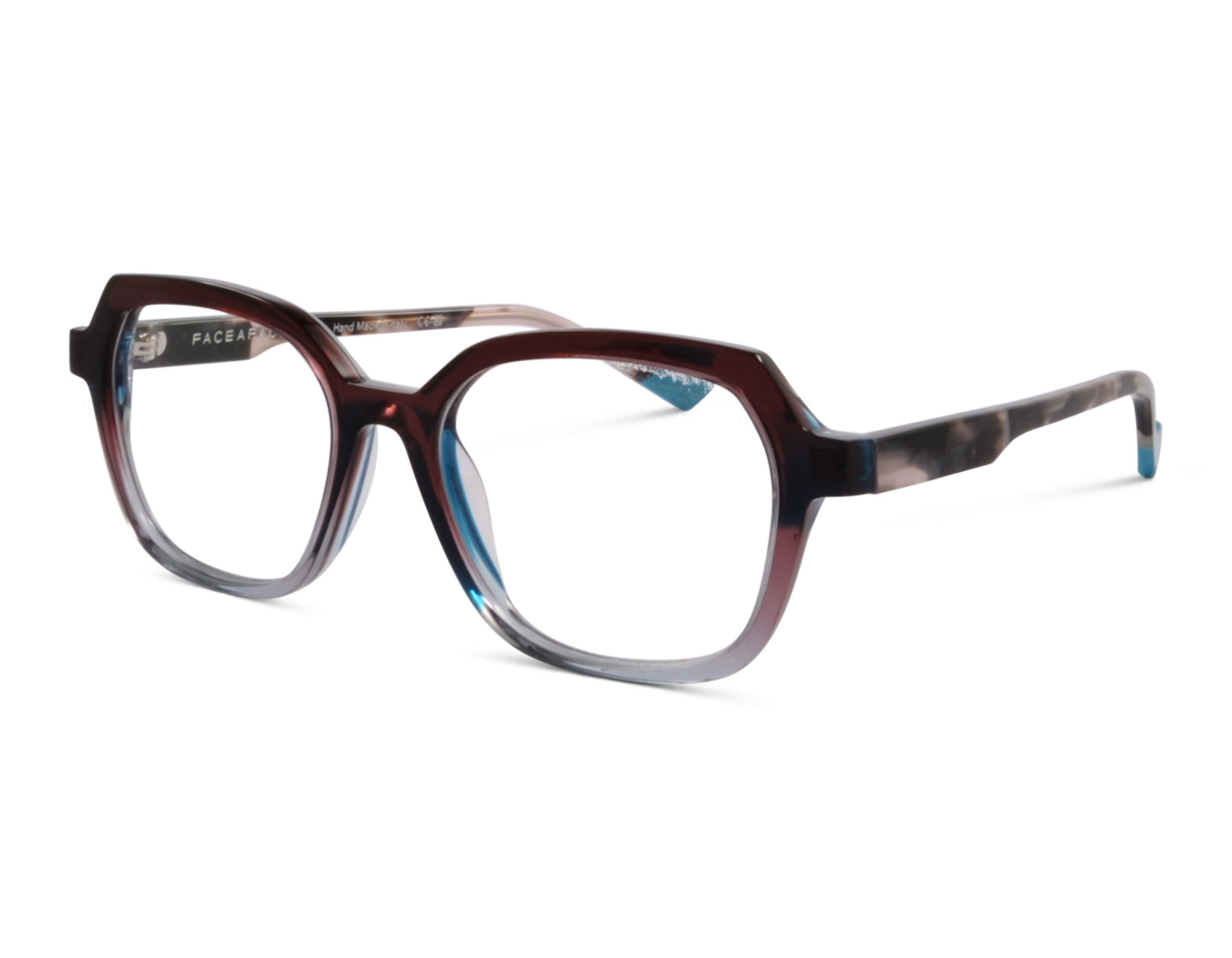 FACE A FACE KANJI 2 1102 52 Braun/Türkis/Transparent