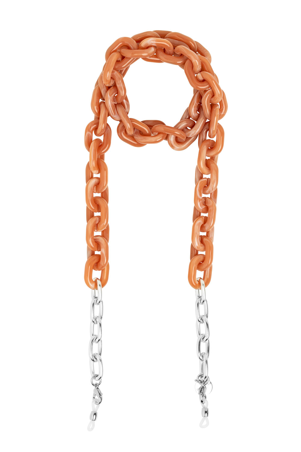 Cheeky Chain MATHILDA rose quartz/silver