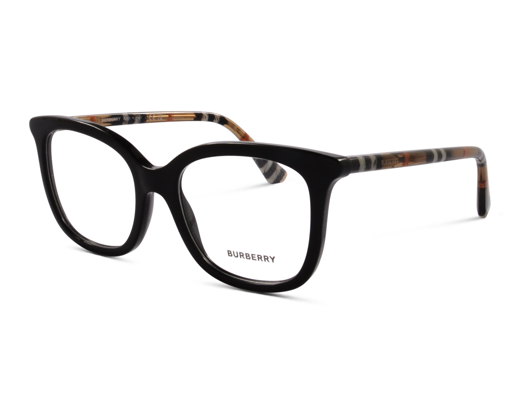 Burberry B2430 4161 51 Schwarz/Beige Karo