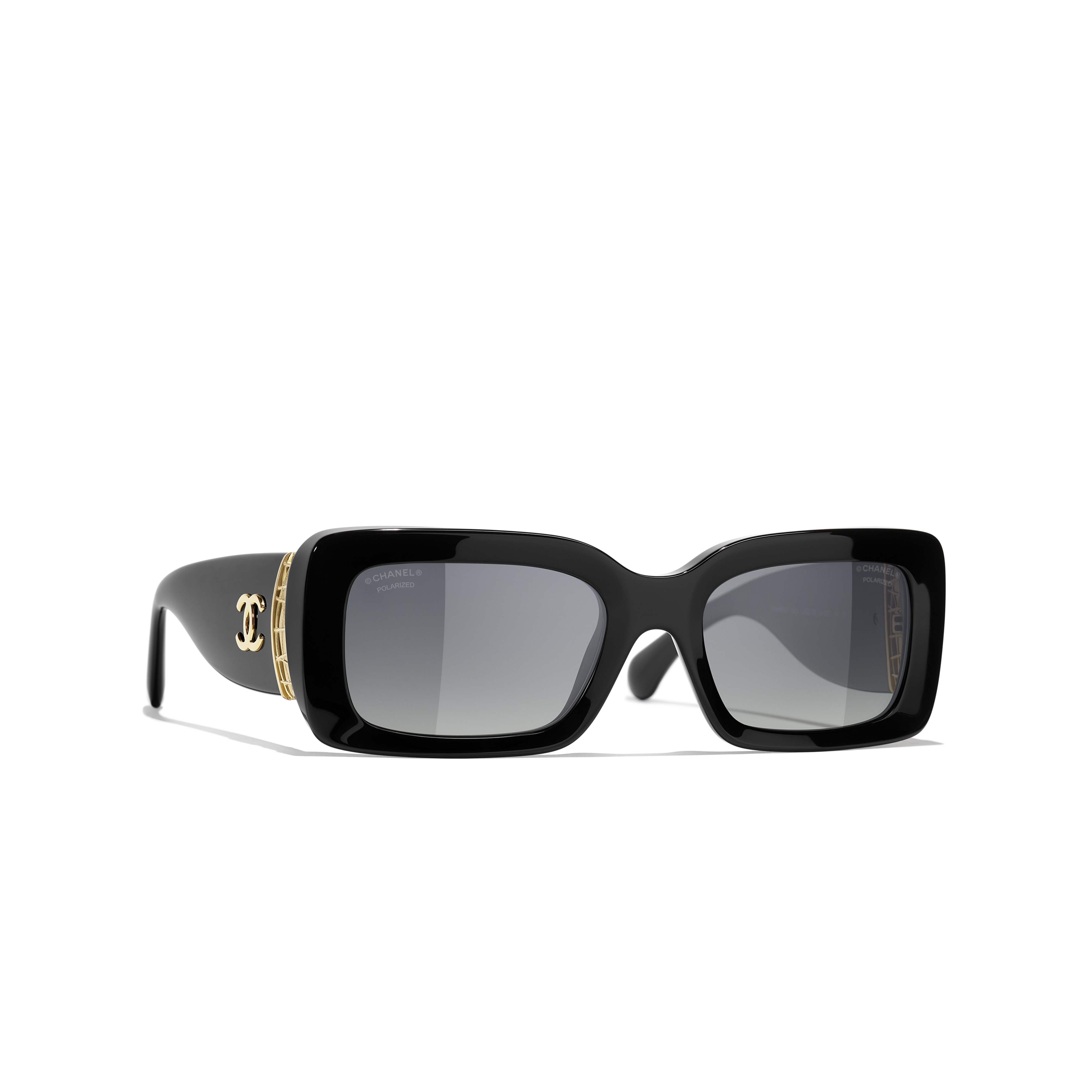 CHANEL Rechteckige Sonnenbrille