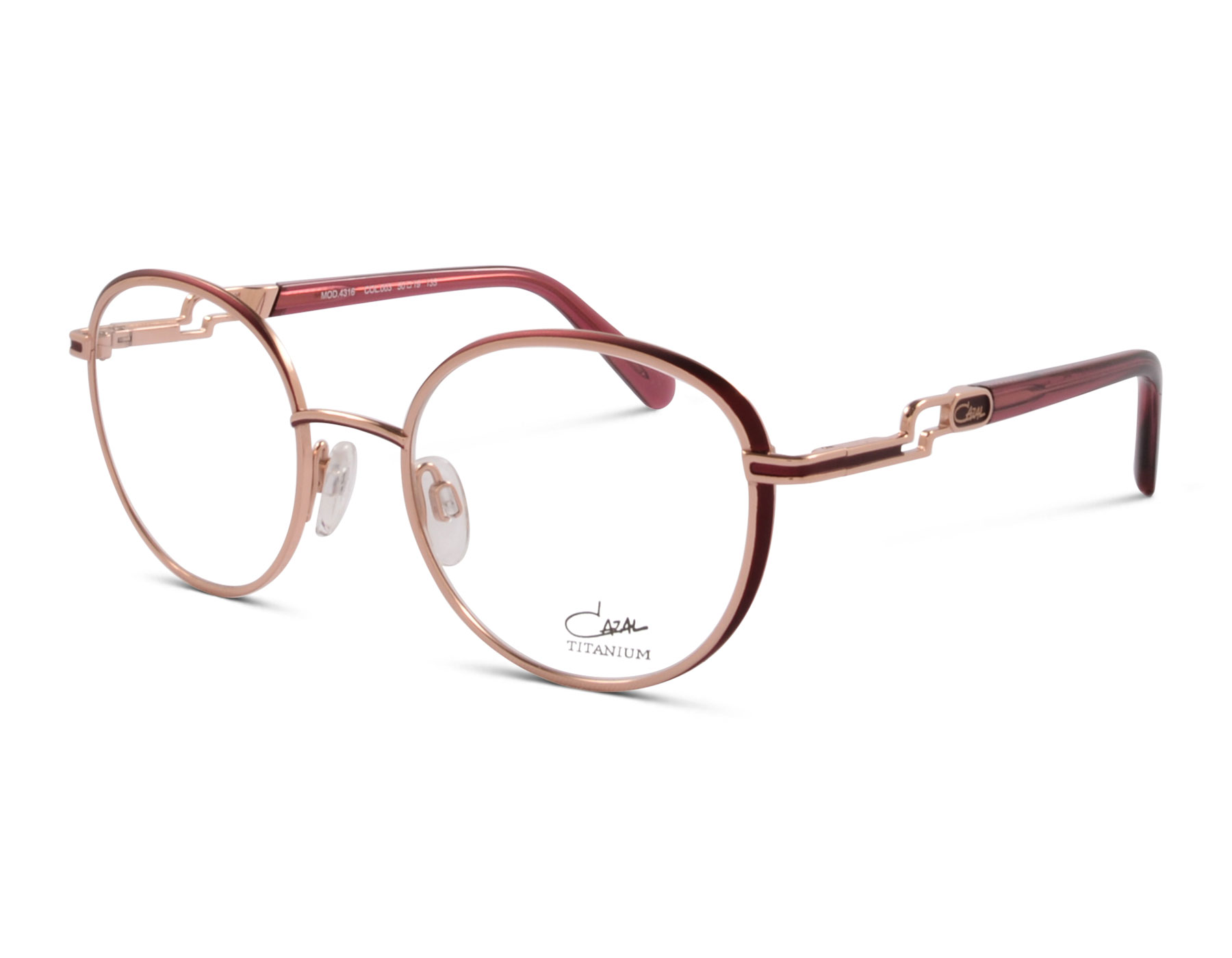 Cazal MOD. 4316 col. 003 50 Bordeaux/Roségold