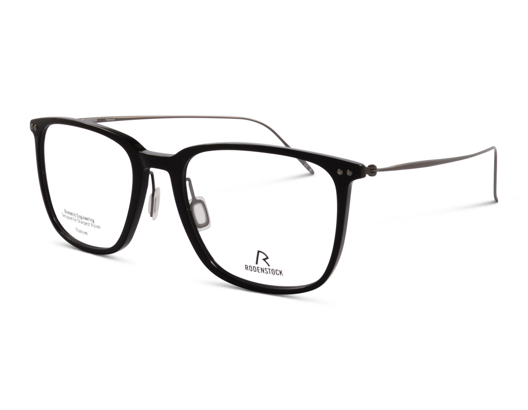 Rodenstock R 7168 A 55 Schwarz/Silber