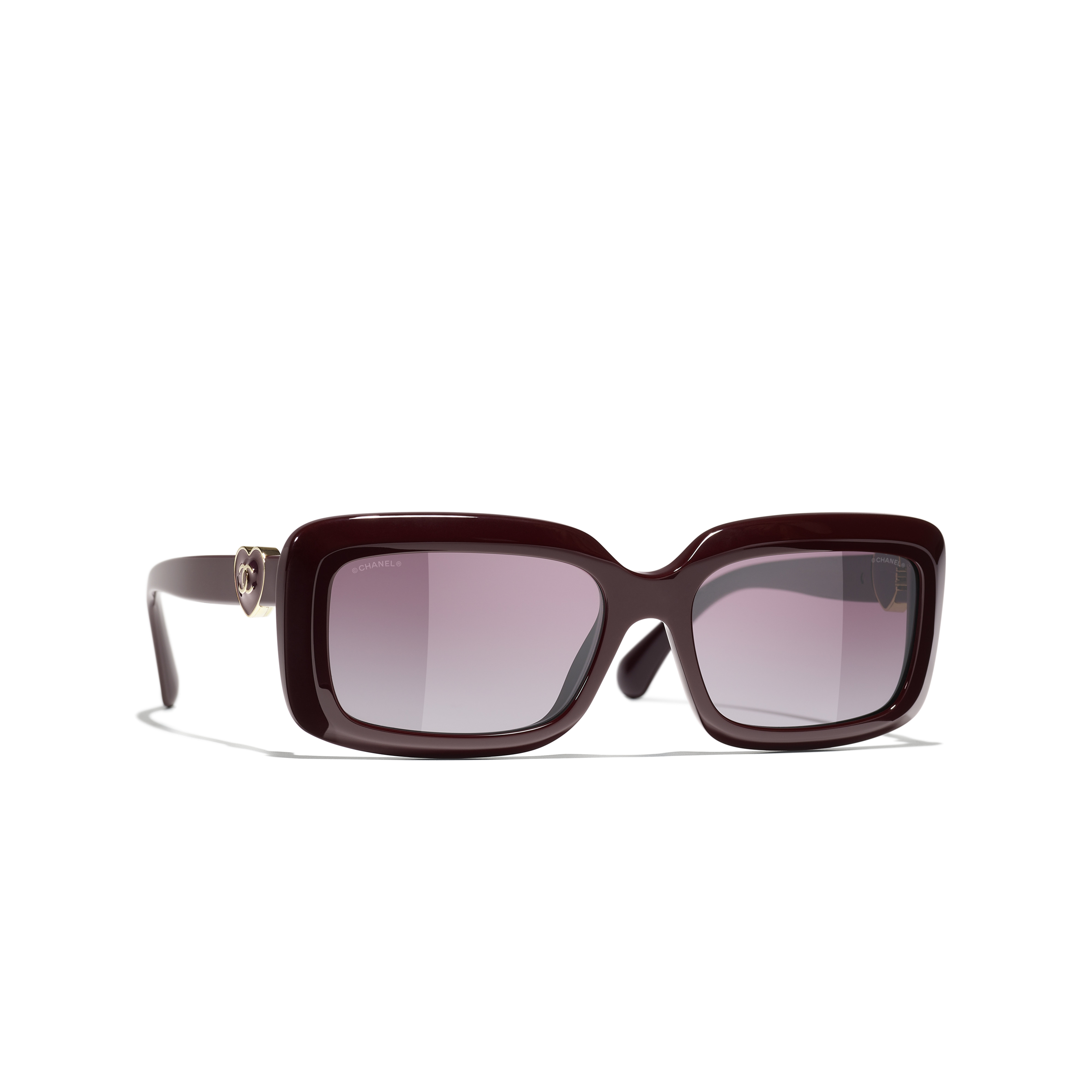 CHANEL Rechteckige Sonnenbrille